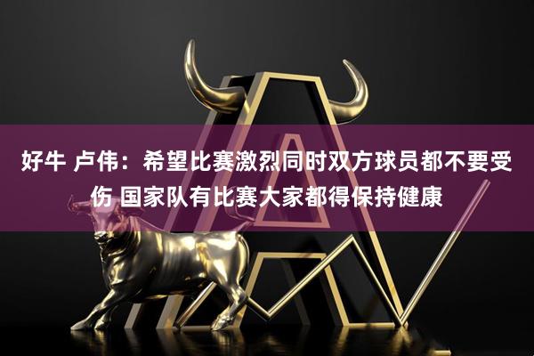 好牛 卢伟：希望比赛激烈同时双方球员都不要受伤 国家队有比赛大家都得保持健康